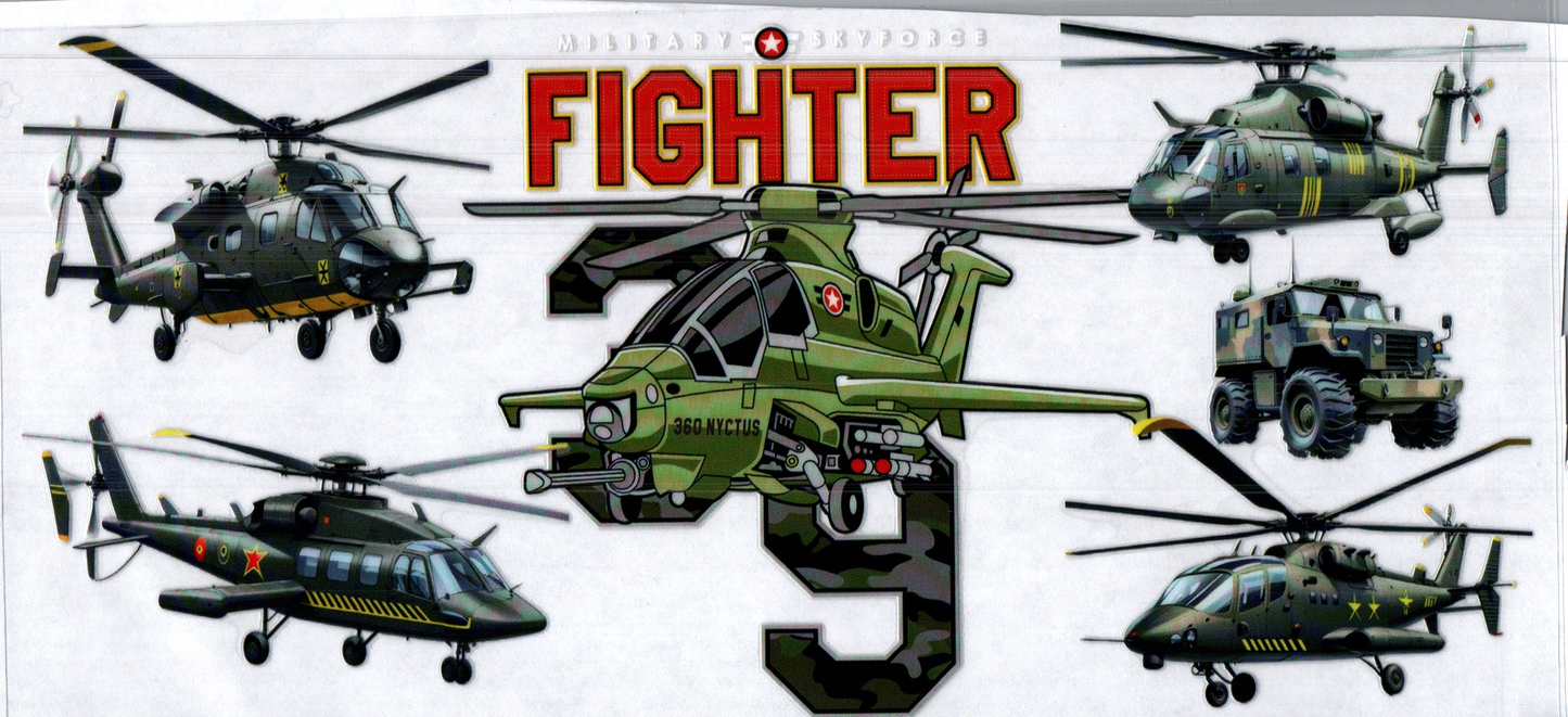 16 oz Military Planes Fighter 9 33