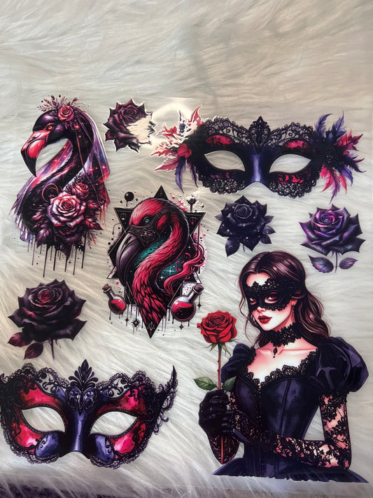 Gothic Flamingo Element