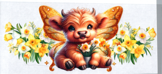 16 oz Baby Cow with Butterfly wings 4