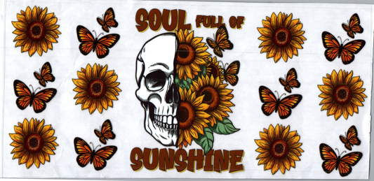 16oz Soul full of sunshine Inspirational