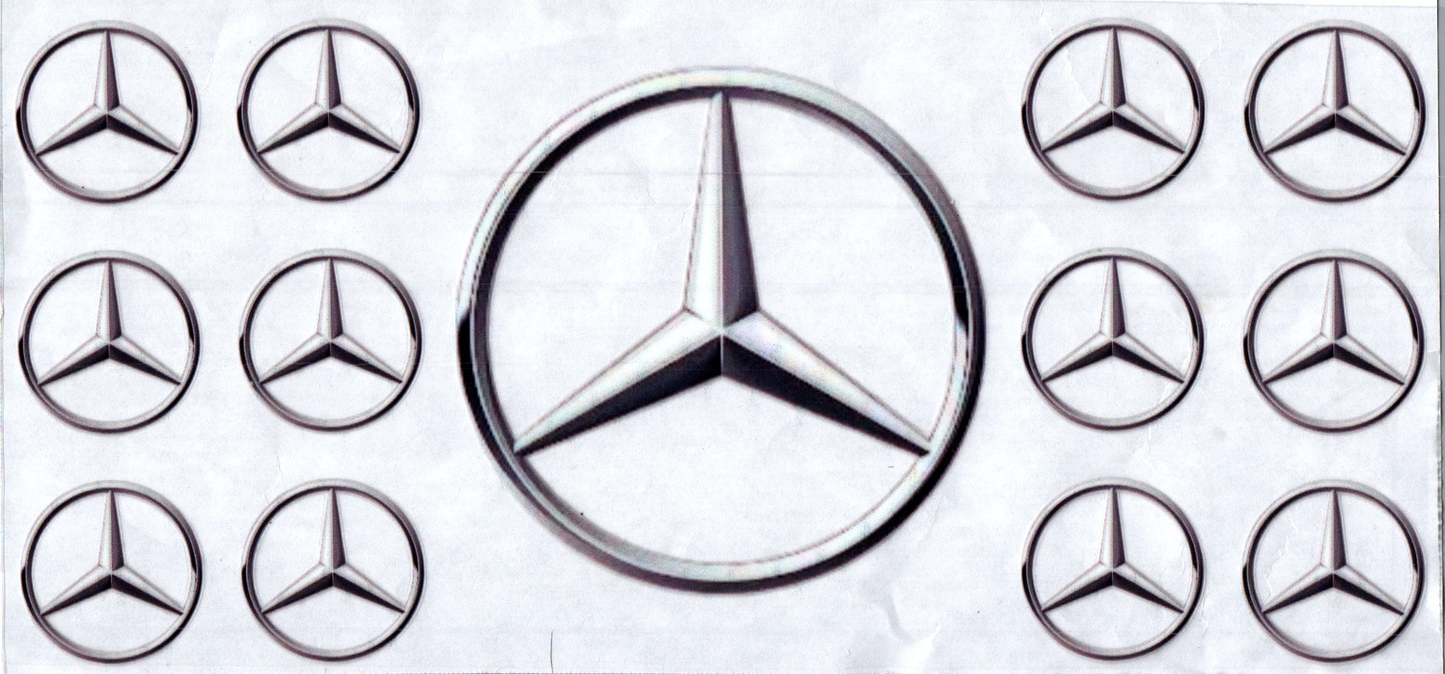 16oz Mercedes-Benz 3 Car Emblem
