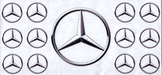 16oz Mercedes-Benz 3 Car Emblem