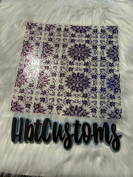Purple/Pink 2 Holo Element 10 x 10