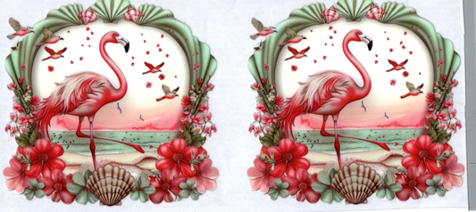 16 oz Flamingos 2 Decals