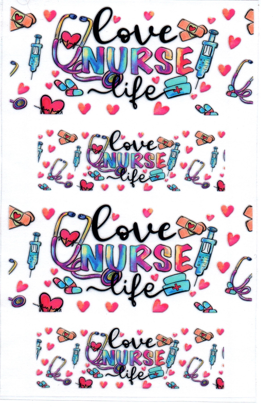 Love Nurse Life Key Chain Wrap Double 41