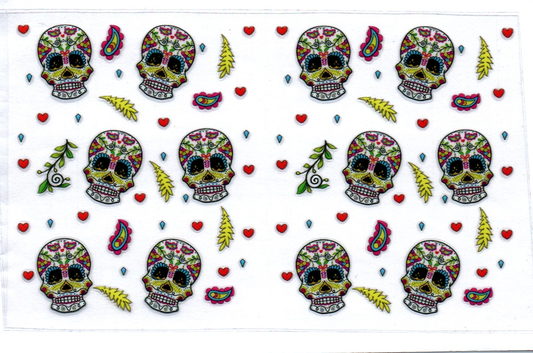 Sugar Skull Spray Bottle Wrap 42