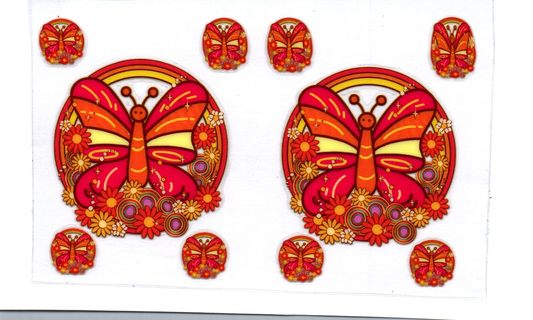 Cartoon Butterfly Spray Bottle Wrap 4