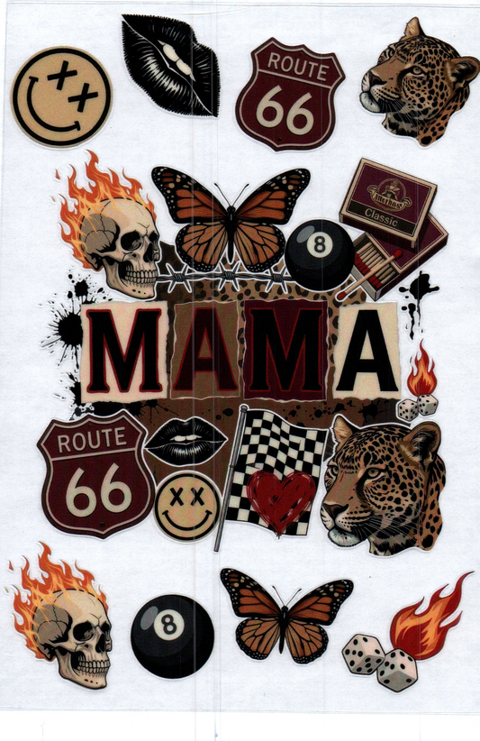 Mama Route 66 Brown A5 4