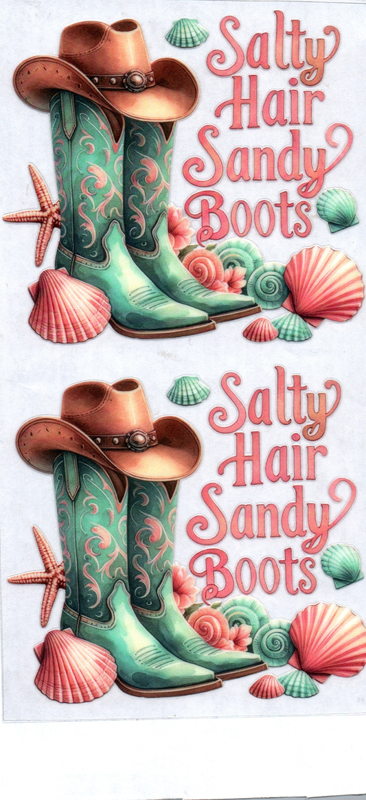 16 oz Salty Hair Sandy Boots 2 Decals