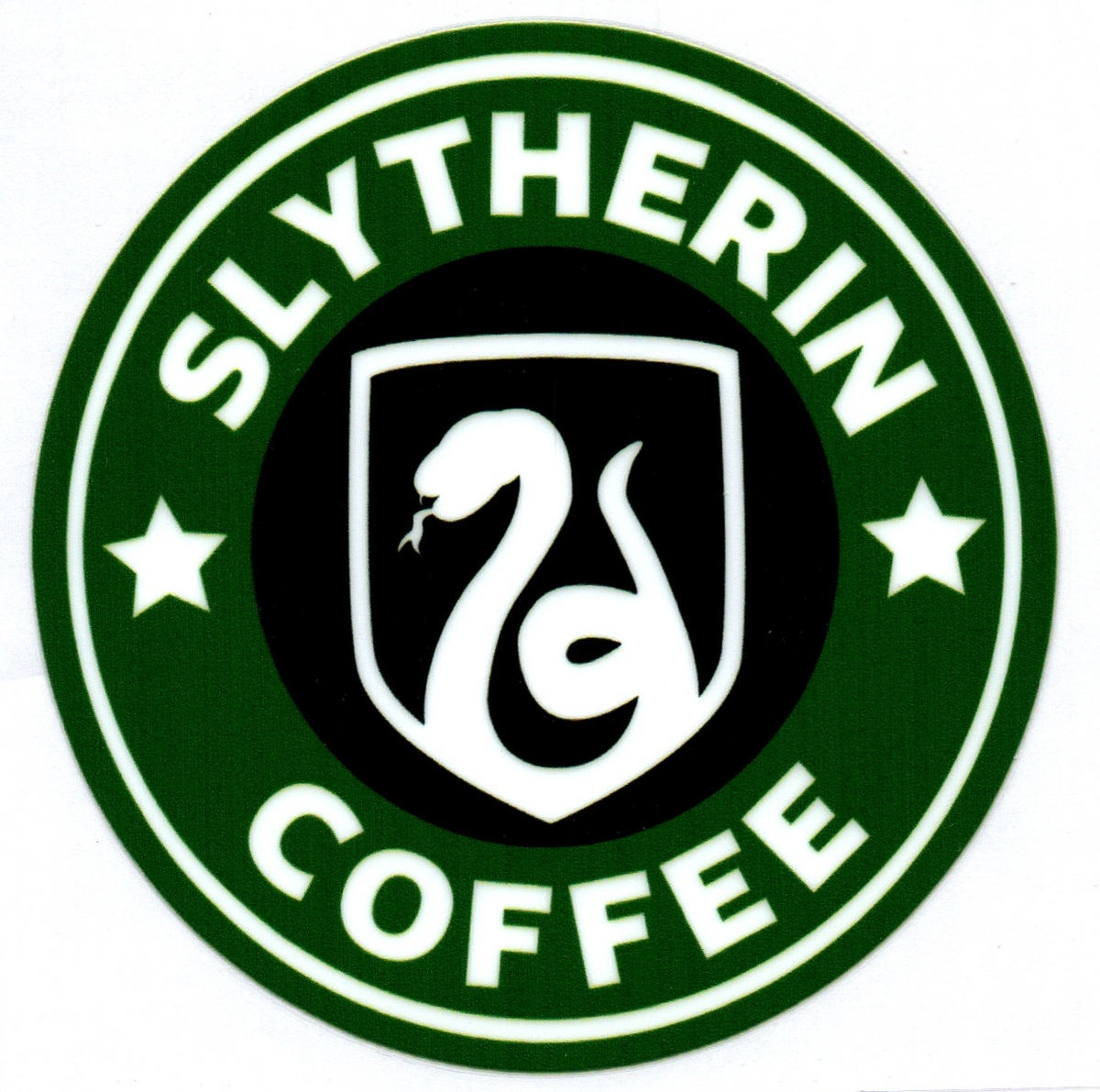 HP SB Coffee Slytherin 4 Single Decal
