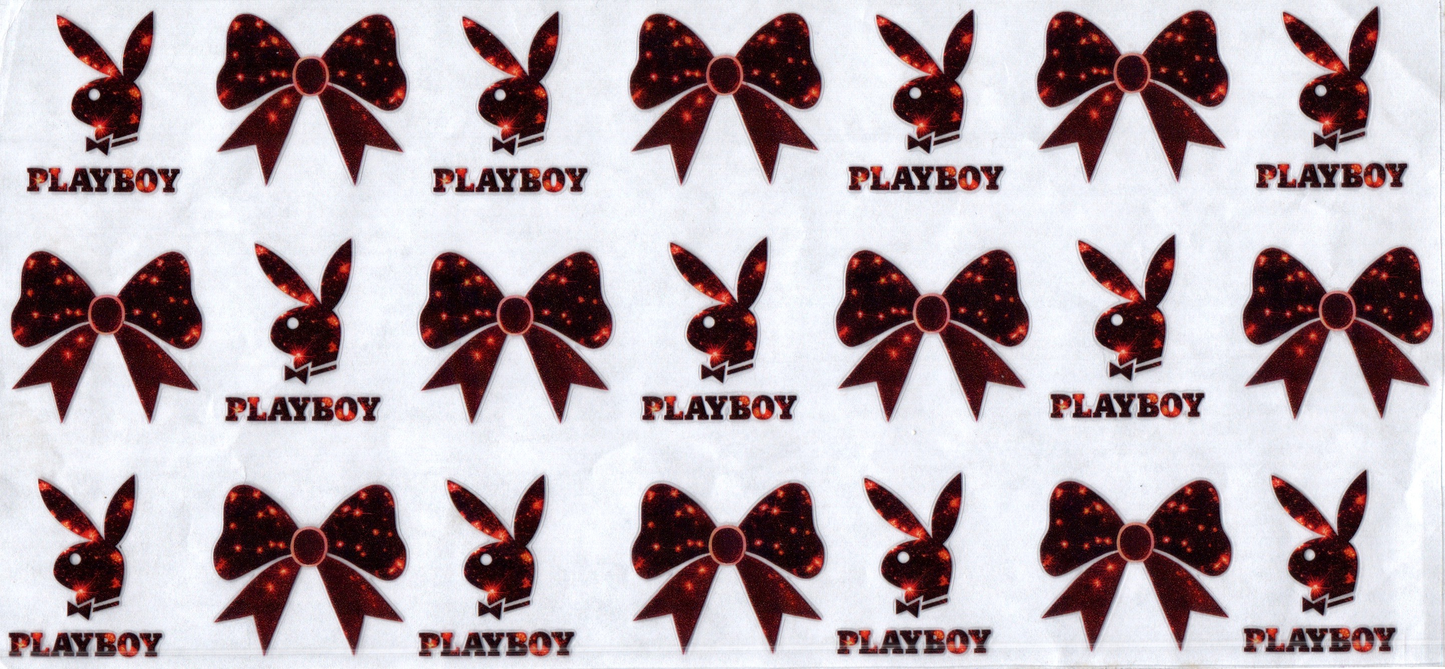 16oz Playboy Bunny & Bows 44