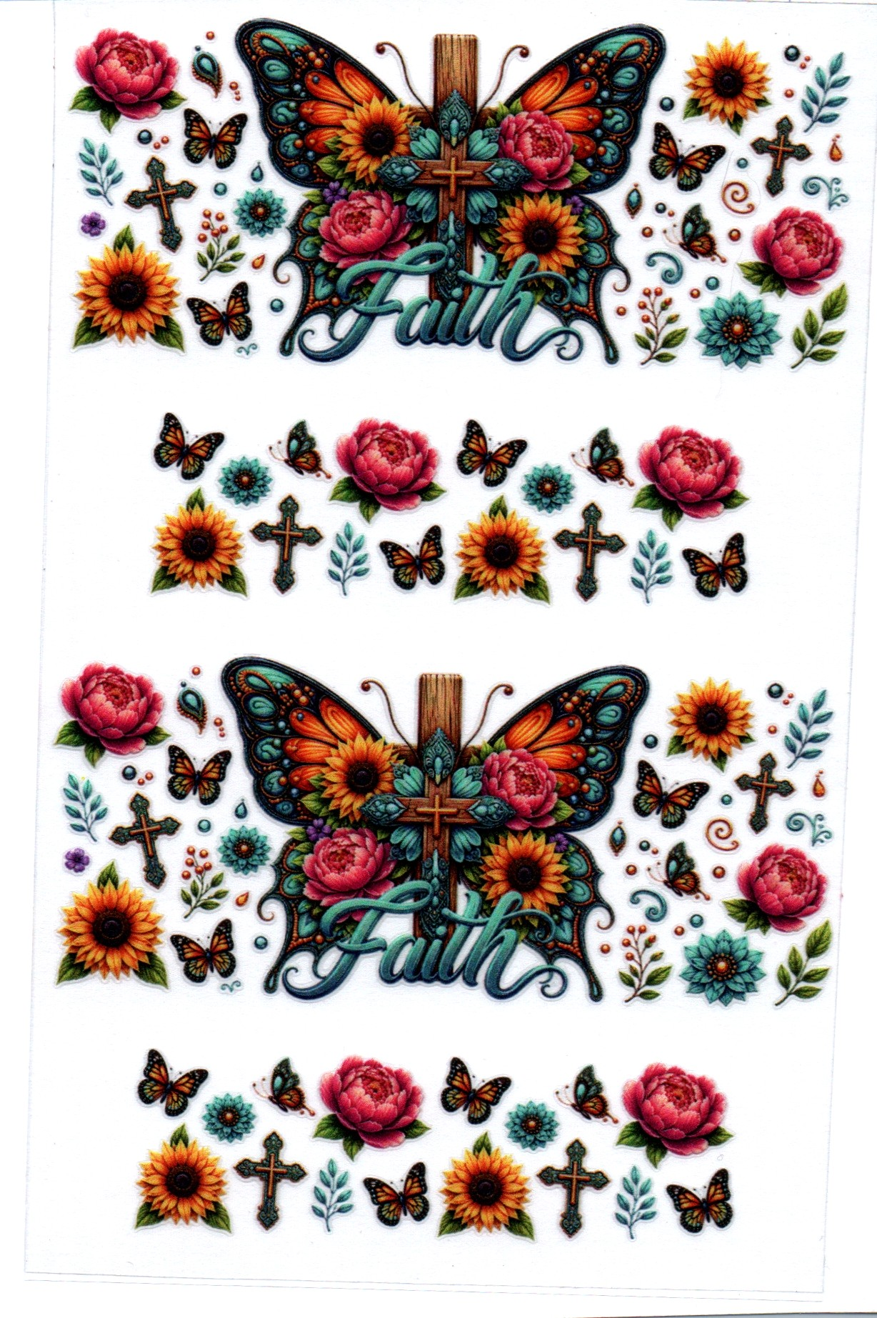 Faith Western Butterfly Stanley Key Chain Wrap Double 4