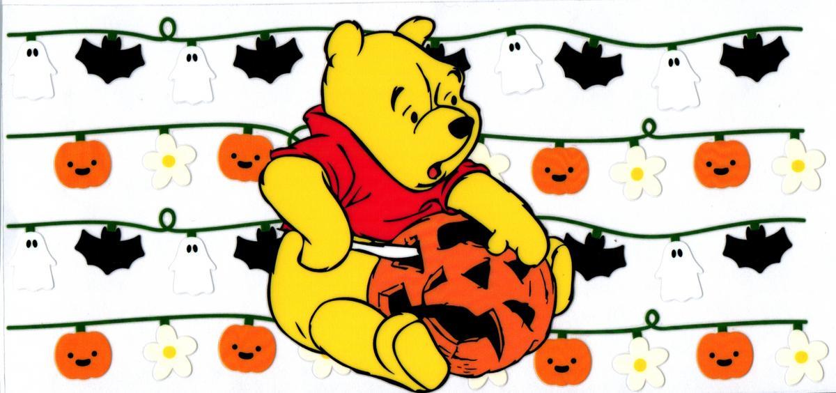 16oz Yellow Bear carving pumpkin Halloween 4