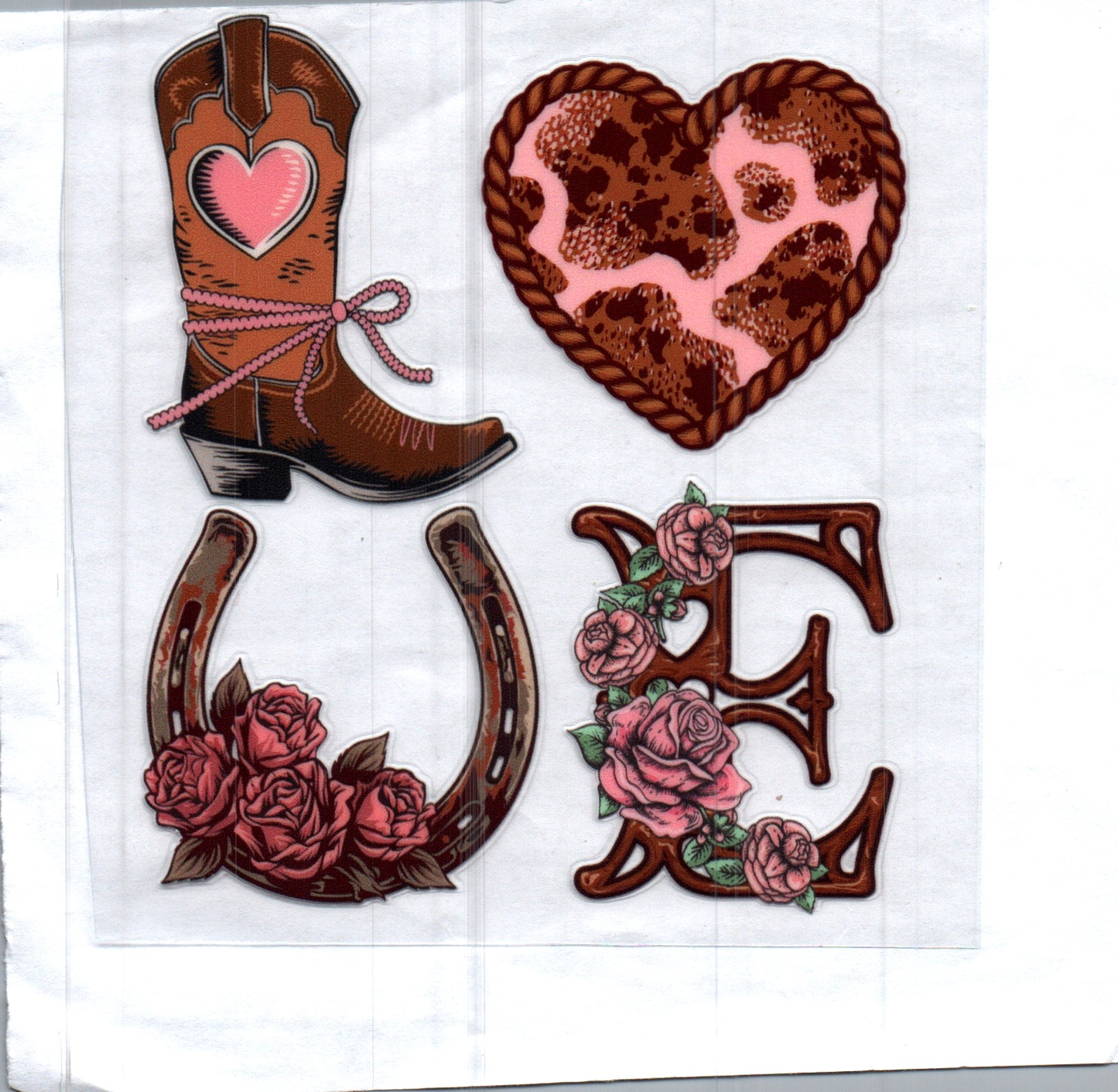 Western Love Decal