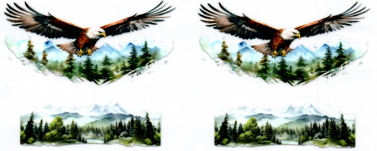 Flying Eagle Key Chain Wrap Double 45