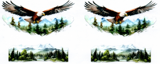 Flying Eagle Key Chain Wrap Double 45
