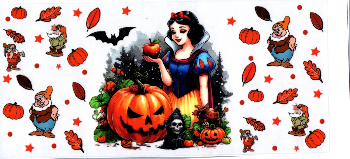 16oz oldest lady with dwarves Halloween 45