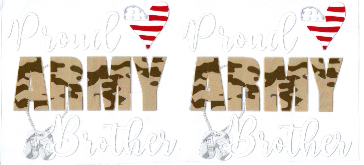 16oz Proud Army Brother Patriotic