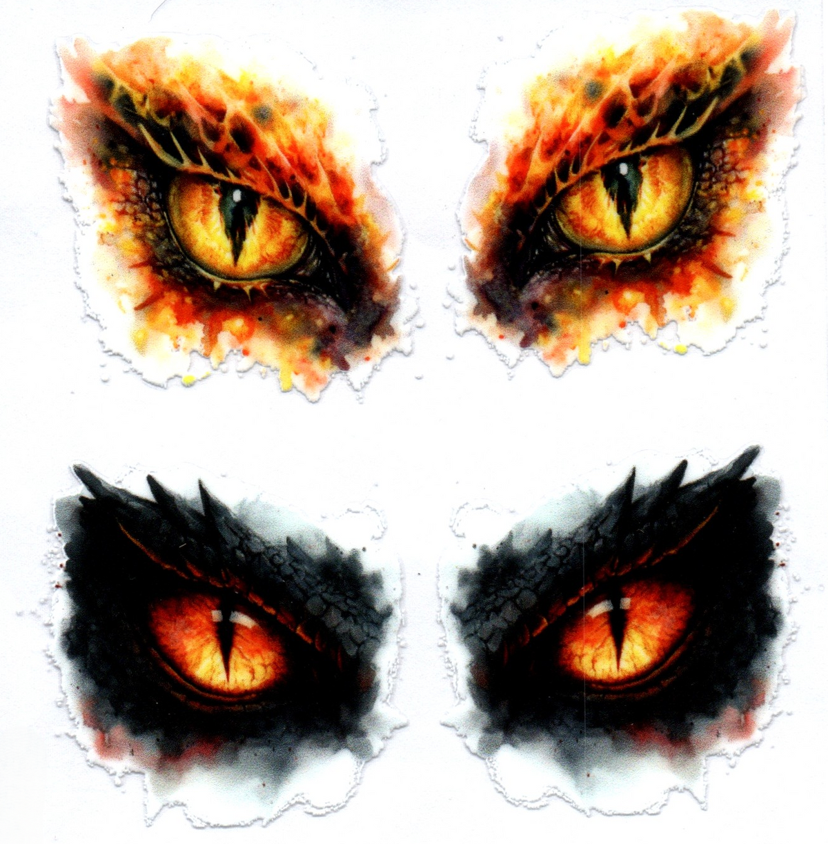 Dragon Eyes 4 Single Decal