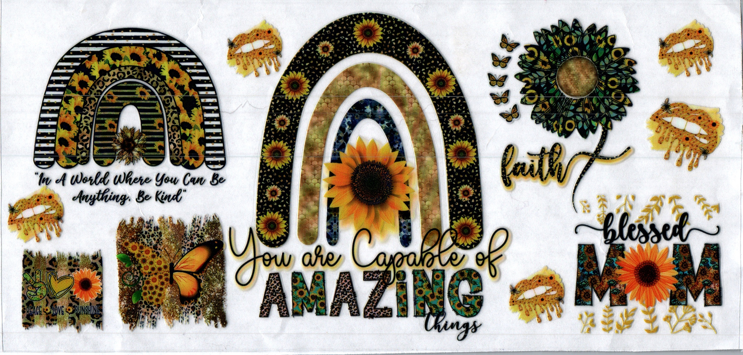 16oz You are capable of amazing things Inspirational