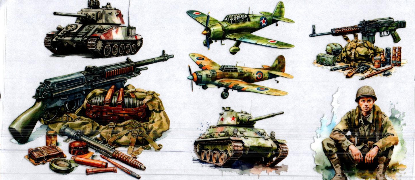 16 oz Military vehicles and pew-pews 40
