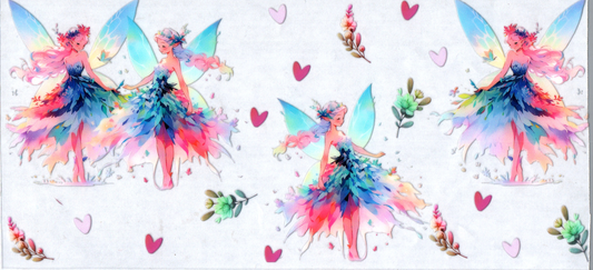 16 oz Pastel Rainbow Fairies