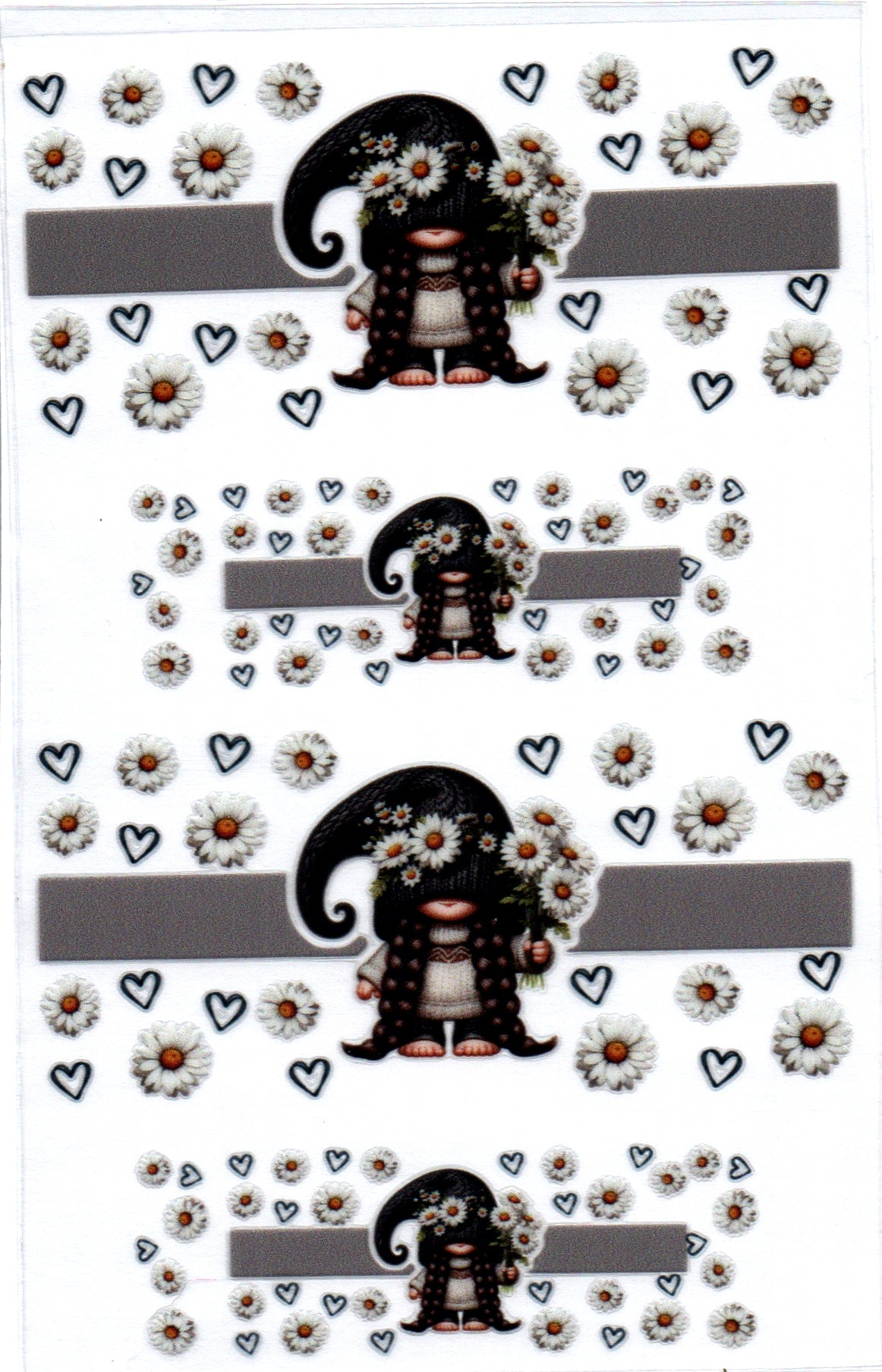 Girl Gnome w/braids Stanley Key Chain Wrap Double 47