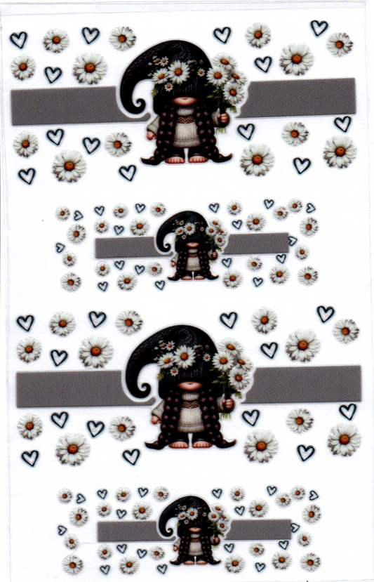 Girl Gnome w/braids Stanley Key Chain Wrap Double 47
