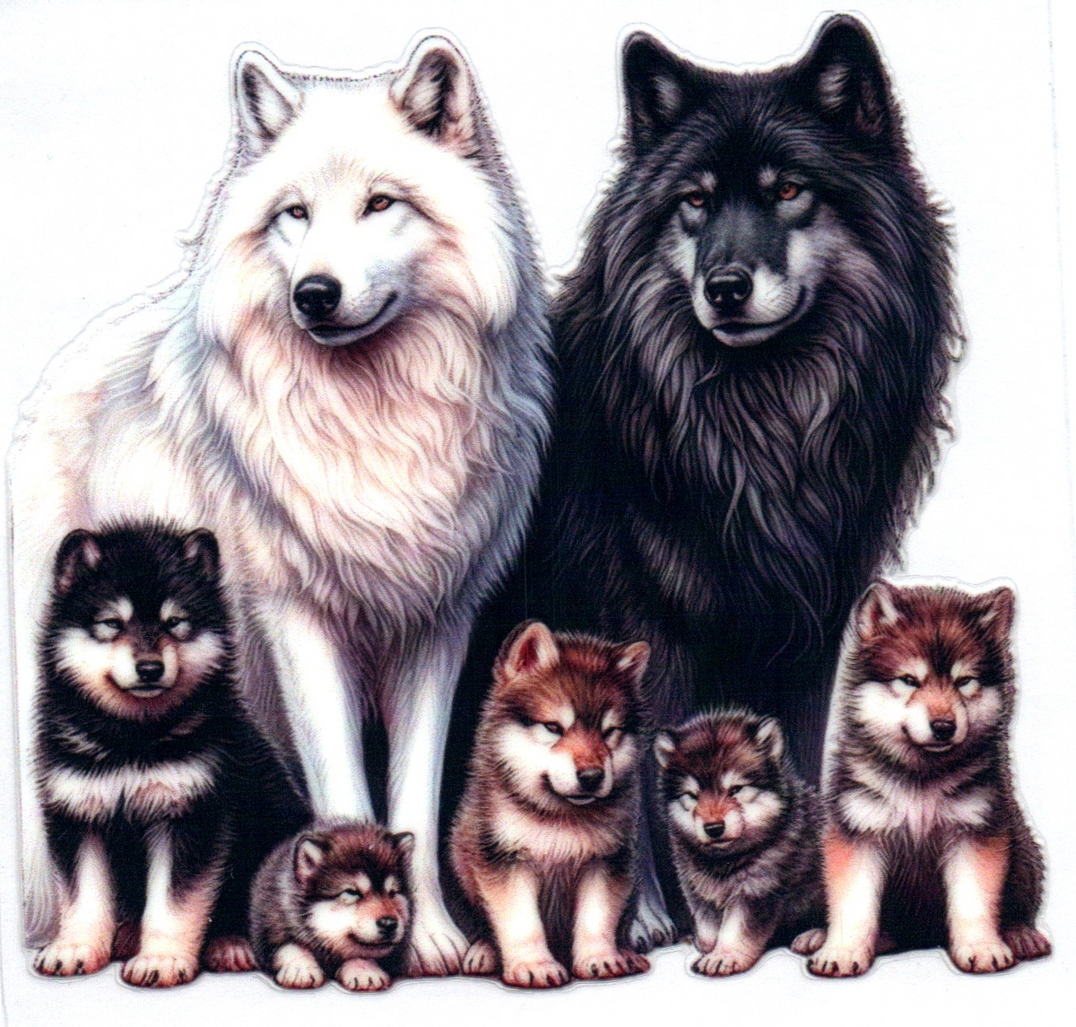 Wolf Pack Single Decal 4