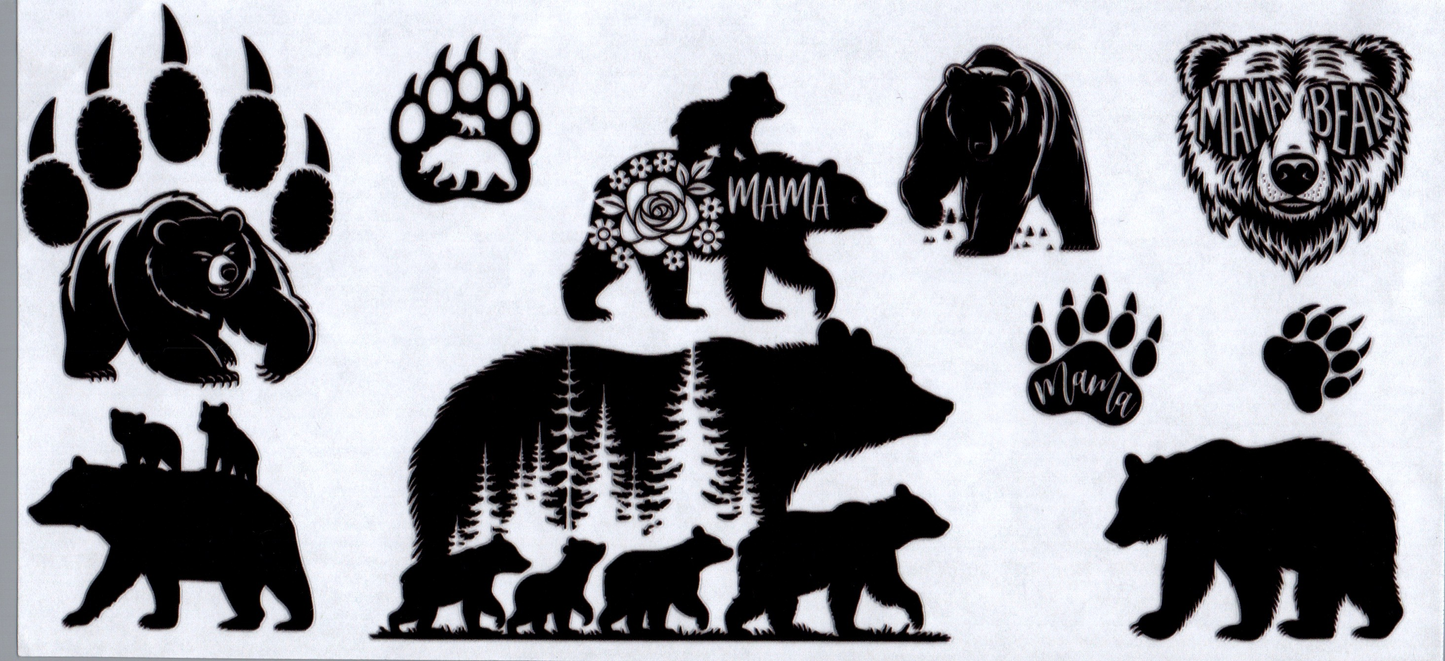 16oz Mama Bear w/Bears