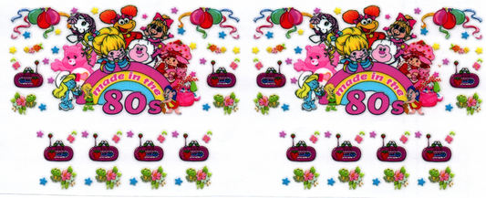 80s Rainbow Bright Key Chain Wrap Double 48