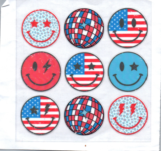 RWB Happy Faces Decal