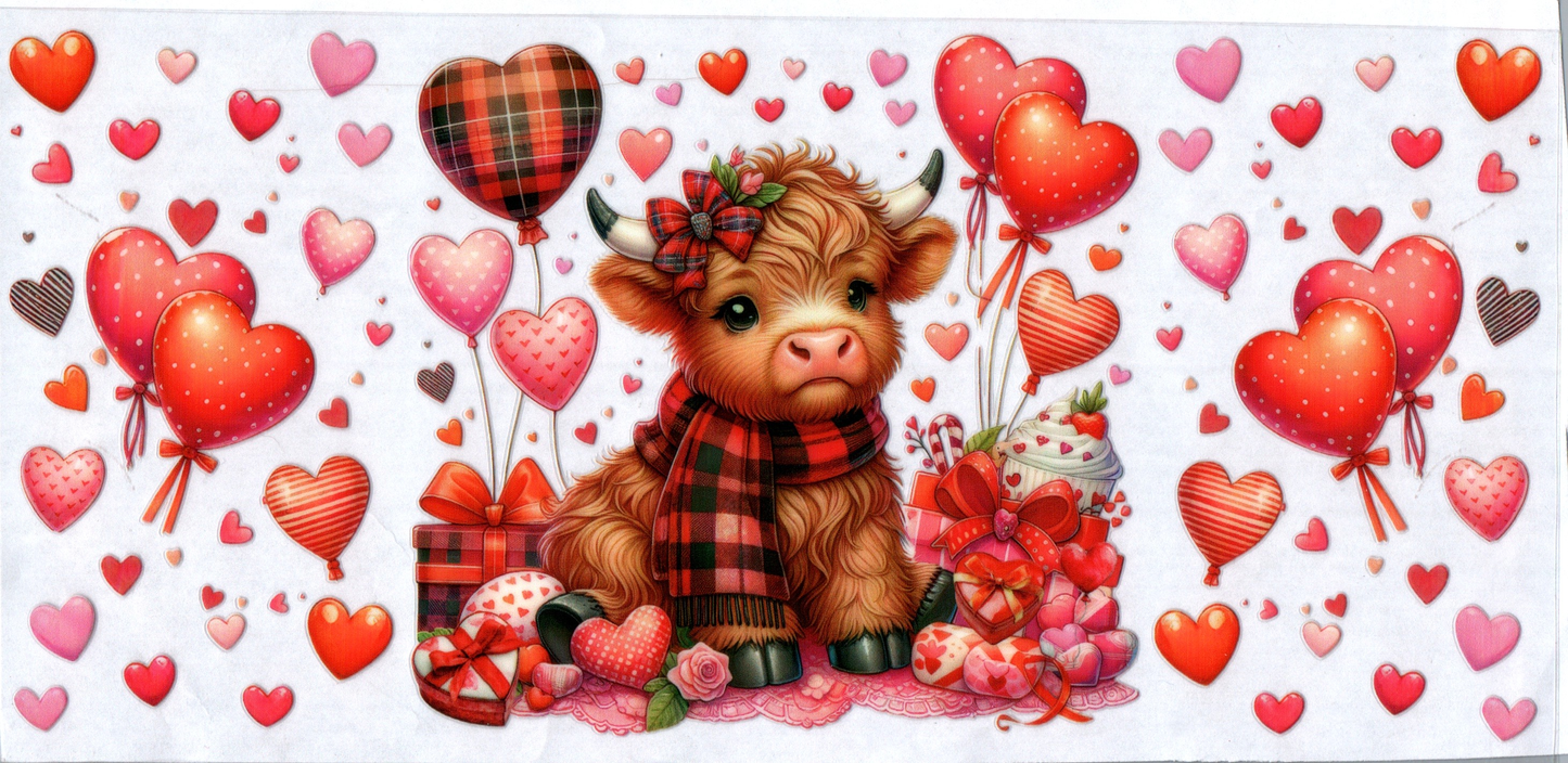 16 oz Pink & Red Party Cow 49