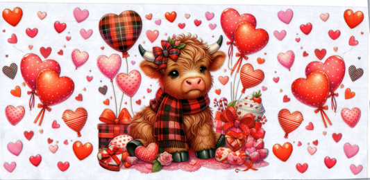 16 oz Pink & Red Party Cow 49