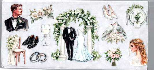 16oz Bride and Groom Pieces 5