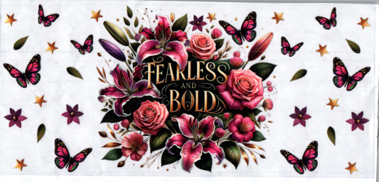 16oz Fearless and Bold Inspirational