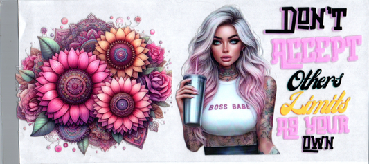 16 oz Tattoo Girl 50