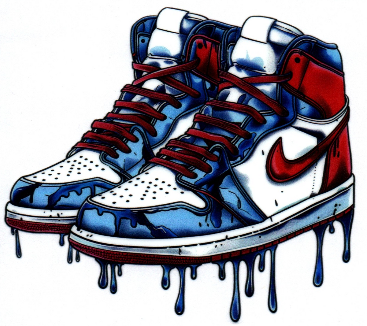 Designer Swoosh Shoes Misc. Single Decal 50