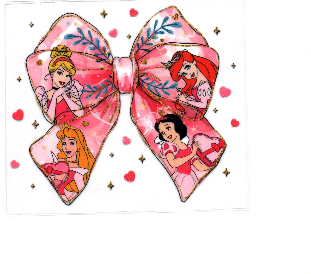 princesses bow DECALS 50
