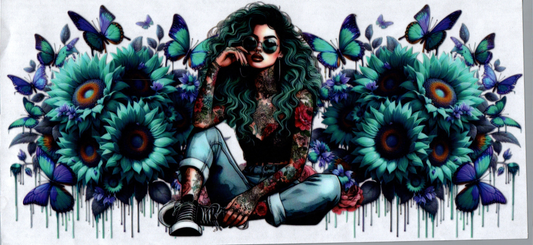 16 oz Tattoo Girl 51