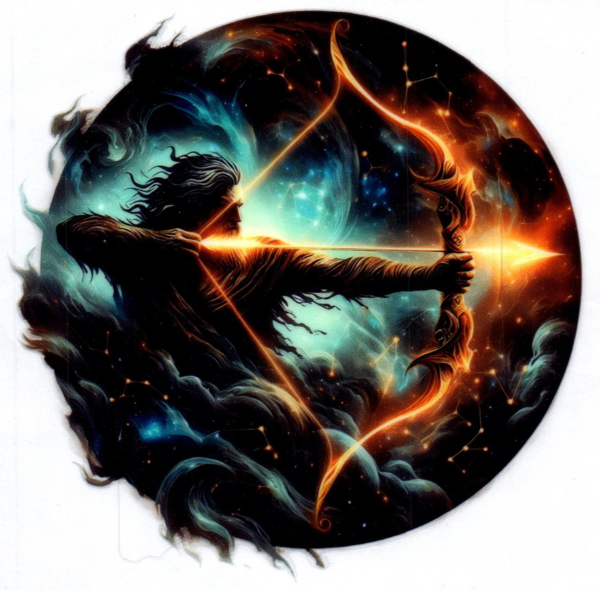 Sagittarius Zodiac Single Decal 5