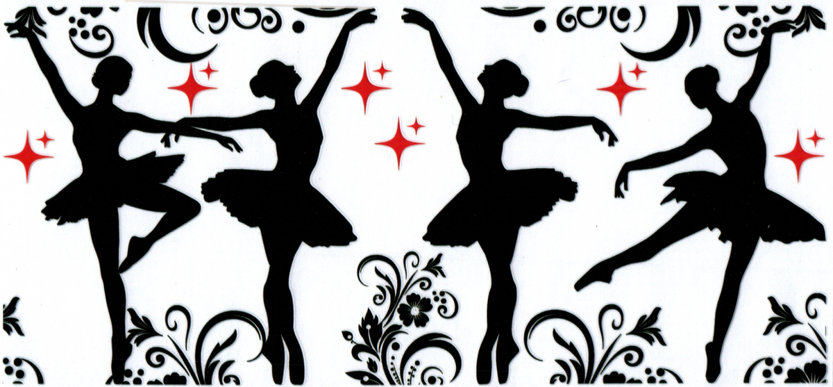 16 oz ballet girl silhouettes 51