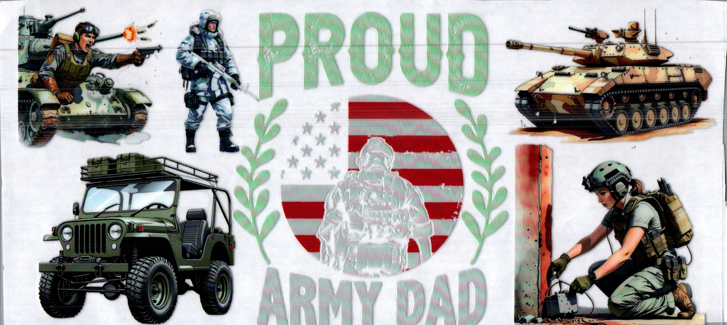 16 oz Military Army Dad 44