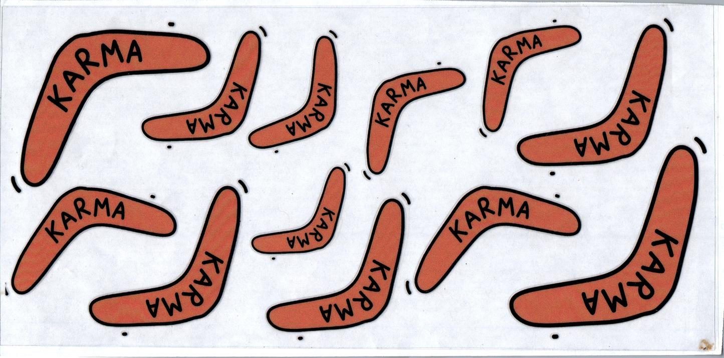 16 oz Karma boomerang 52