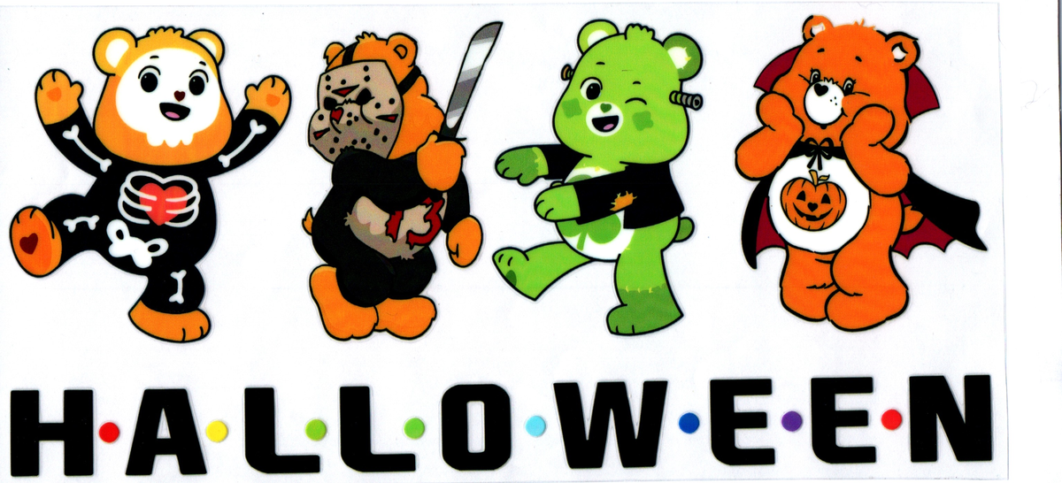 16oz Friendy Bears horror dudes Halloween 52