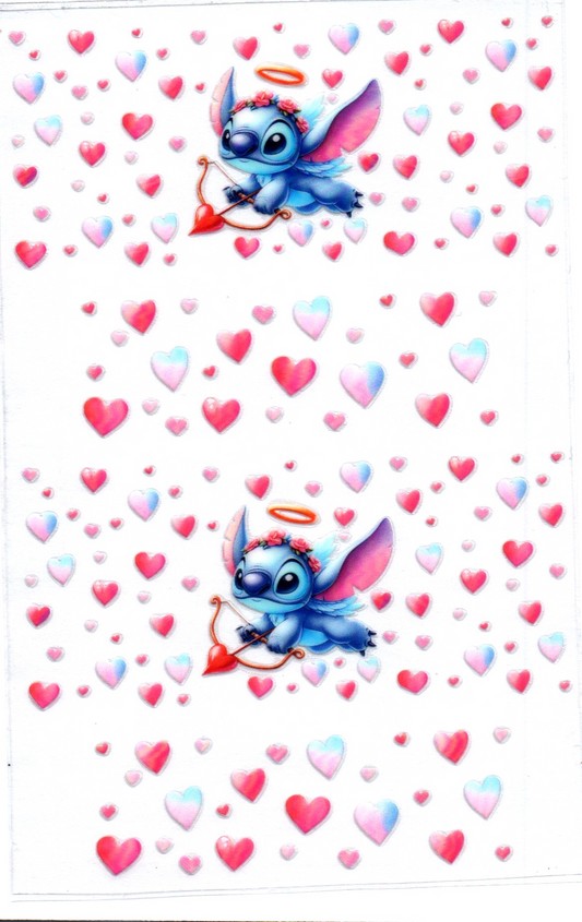Blue Guy Valentines Day Key Chain Wrap Double 52