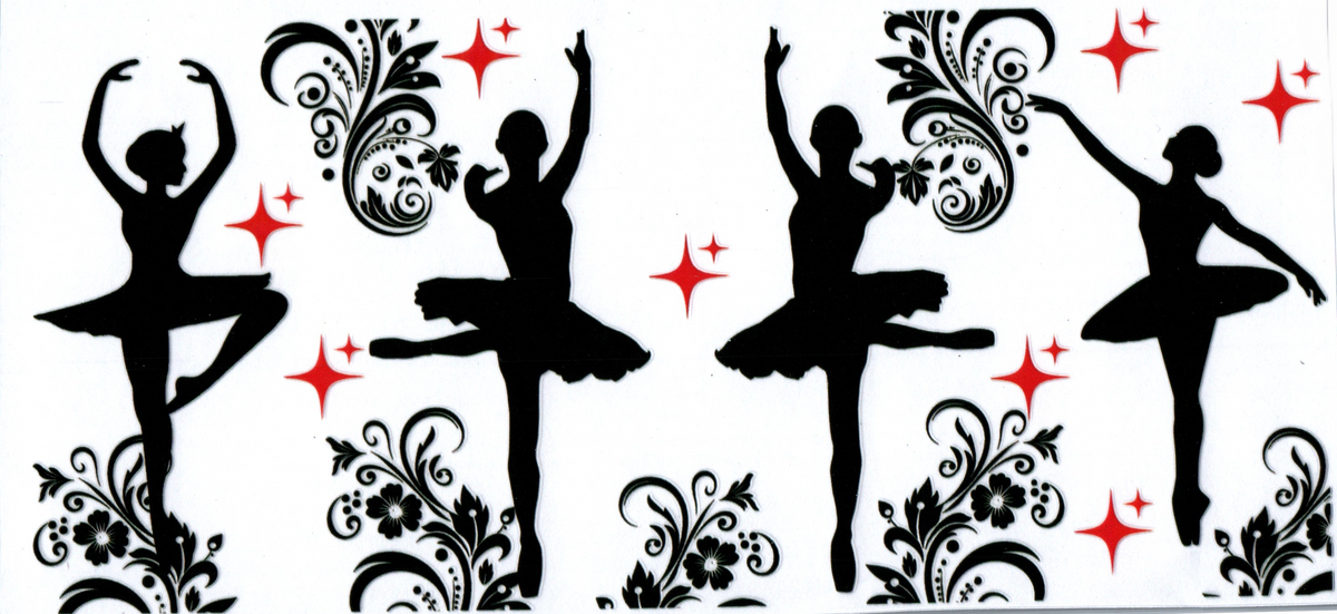 16 oz ballet girl spinning silhouettes 52
