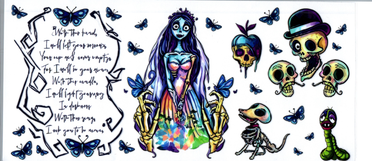 Movie -  Corpse Bride 5- 16oz wrap