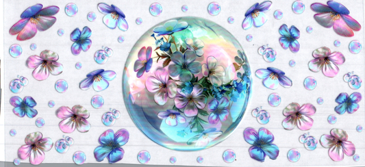 16 oz glass ball flowers 5