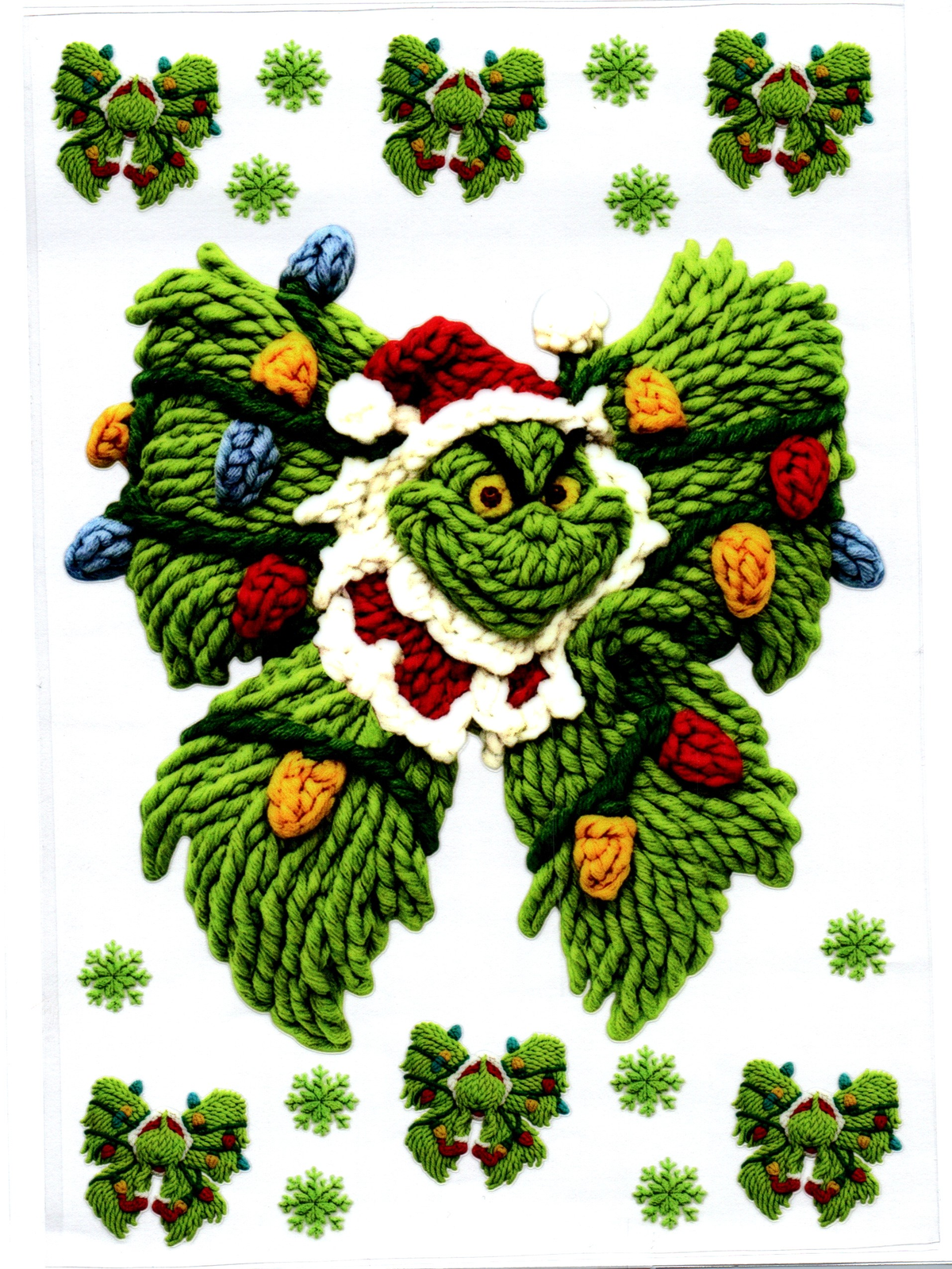 YARN GREEN GUY BOW A5